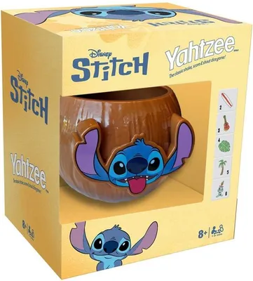 Produktbild von Winning Moves Yahtzee Spiel Stitch Edition - Würfelspiel Disney