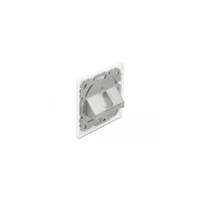 Produktbild von DeLOCK Keystone Anschlussdose 1 Port, RJ-45, Weiß, 80 mm, 26 mm, 80 mm