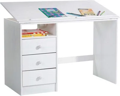 Productafbeelding van Praktisch Kinderbureau met Kantelverstelling en 3 Laden