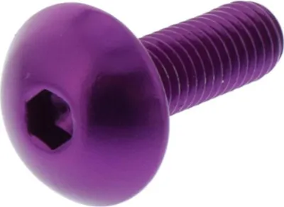 Produktbild von Linsenschraube JMP Bolt M5x0,8mm 16mm Aluminium violett