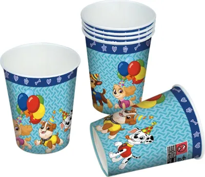 Obrázek produktu pro Papírové kelímky Paw Patrol 6ks 200ml - tib