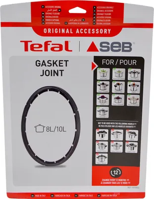 Immagine prodotto di Tefal , Seb X1010003 Guarnizione | Ø253mm per Nutricook/Clipso +/Clipso/Acticook, nero