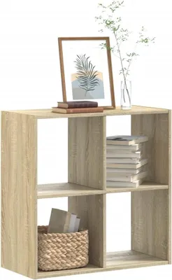 Produktbild von Bücherregal Sonoma Eiche 68,5 x 32 x 68,5 cm aus Holzwerkstoff