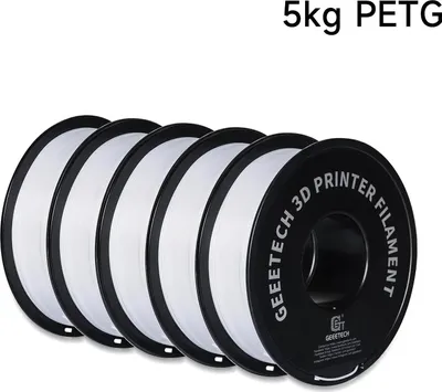 Immagine prodotto di Filamento per stampanti 3D - PETG 1,75 mm - Bobina da 343 m - Per FDM - Confezionato sottovuoto - Bianco
