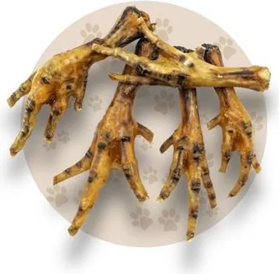 Produktbild von WTS Hundesnack - Hühnerfüße / Hähnchenfüße getrocknet - 5 kg