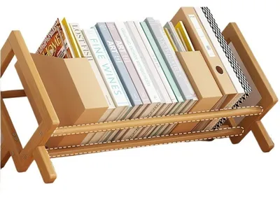 Produktbild von Holzregal zur Aufbewahrung von CDs und Schallplatten