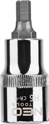 Produktbild von Sechskant-Bit auf Stecknuss 1/2", H6 x 55 mm