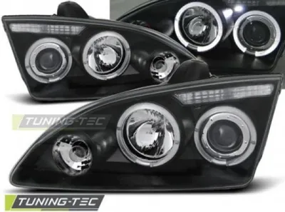 Immagine prodotto di Fari Angel Eyes compatibili con Ford Focus 2 (anno di produzione 2004-2008), colore nero