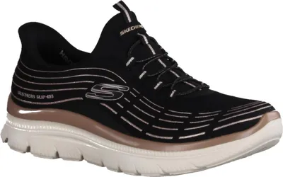 Produktbild von Skechers Summits Plus 150611BKRG Damen, Sneaker, Slip Ins, Materialmix, Black - Skechers technologie Skechers Marken Skechers Slip-Ins, Schwarz