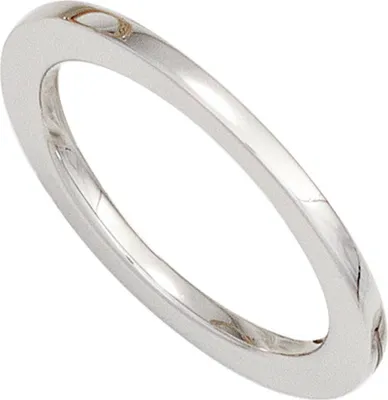 Produktbild von JOBO Damen Ring 585 Gold Weißgold Goldring Größe 56