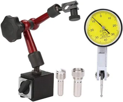 Obrázok produktu pre Hák na meranie s magnetickou základňou – presné merania – hmotnosť 530 g – rozlíšenie 0,01 mm – rozsah merania 0 – 0,8 mm