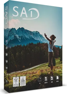 Produktbild von SAD 500 Blatt Druckerpapier 80g/m²  A4 hochweiß CIE 161 Premium Kopierpapier Papier