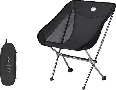 Immagine prodotto di Sedia da campeggio, ultraleggera, pieghevole e portatile, L04 Nero