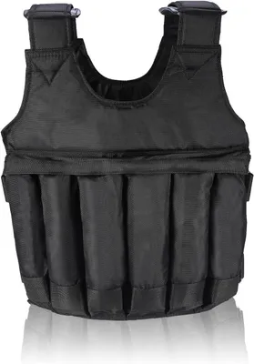 Produktbild von Verstellbares Gewichtsweste für Fitness - 50KG Trainingsweste - Komfortabel und Schockabsorbierend