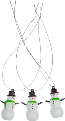 Produktbild von 3 Stück Schneemann Weihnachtsbaumanhänger Xmas Set Baumschmuck Weihnachten