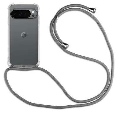 Produktbild von Handykette für Google Pixel 10 / 10 Pro Handyhülle mit Band Hülle Kordel in Grau