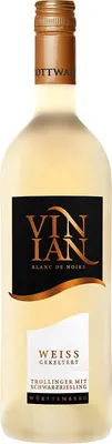 Produktbild von Vinian Trollinger Schwarzriesling Blanc de Noirs halbtrocken 750ml