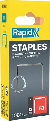 Image de Rapid Tools 40109512 Rapid Feindrahtklammern Typ 53, 12 mm, Kleinpackung