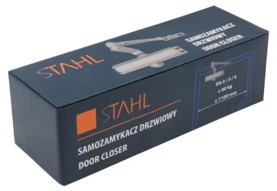 Obrázok produktu pre Dverový samozatvárač AC7023 40–80 kg, strieborný