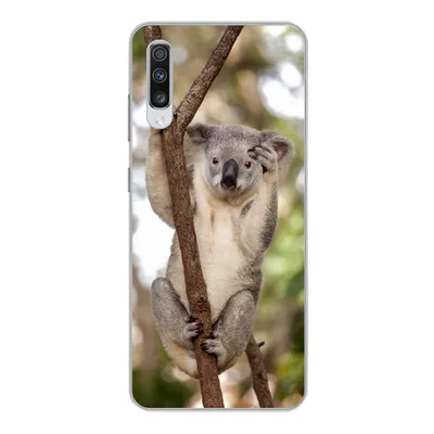 Produktbild von MuchoWow® Handyhülle Schutzhülle Hülle für Samsung Galaxy A70 Koala - Äste - Tier - Kinder - Jungen - Mädchen Silikon Softcase Handy Hülle - Schutzhaube