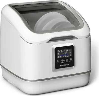 Produktbild von Klarstein SilentScrub Tischgeschirrspüler - kompakte & tragbare Tischspülmaschine für 3 Gedecke, 7 Programme & digitaler Touchscreen - leiser Betrieb bei 55 dB