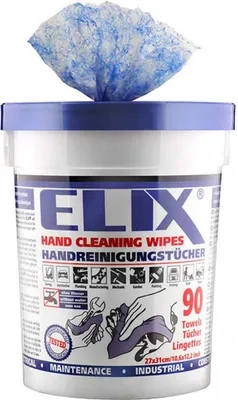 Produktbild von Elix Reinigungstücher 90 Einheiten Blau  Blau One Size