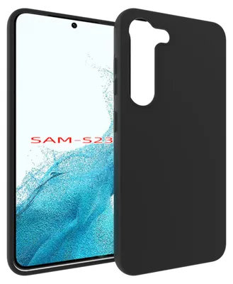 Productafbeelding van MobyDefend Hoesje - Geschikt voor Samsung Galaxy S23  -  TPU Backcover - Mat Zwart