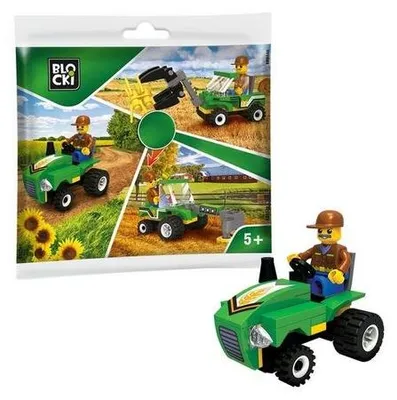 Produktbild von BLOCKI MyFarm Trekker Bausatz Traktor Spielzeug Konstruktionsspielzeug