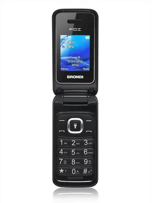 Produktbild von Brondi Fox S Mobiltelefon, schwarz, Dual-SIM