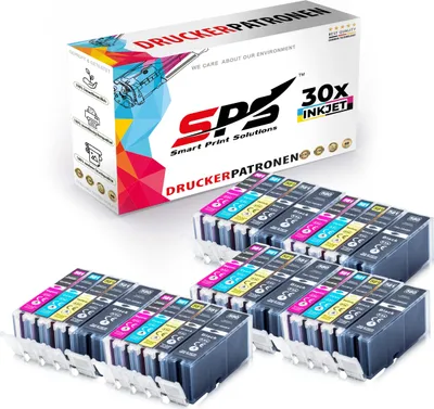 Produktbild von 30x Tinten Canon PGI-580 CLI-581 XXL Multipack kompatibel für Canon Pixma TS8241