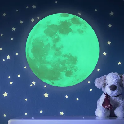 Image de Autocollants "Paraboo Mond" phosphorescents