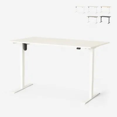 Immagine prodotto di Scrivania elettrica regolabile in altezza per ufficio e studio di design Standwalk 160x80 - Bianco