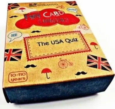 Immagine prodotto di Fun Card English The USA Quiz - Paweł Dwornik (Bildungsspiele auf Englisch)
