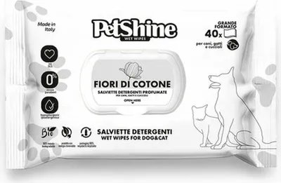 Immagine prodotto di Salviette umidificate per animali Trixie 40 pezzi