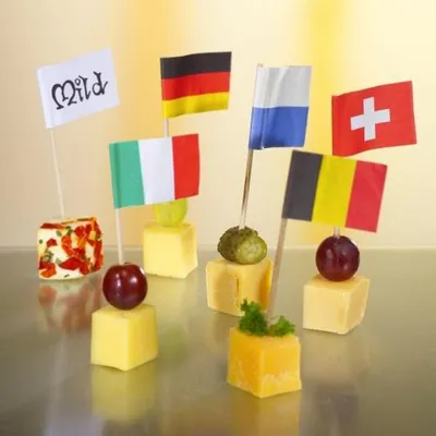 Produktbild von 10x PAPSTAR 500 Deko-Picker 8 cm weiss | Unbekannte Einheit (500 Stück)