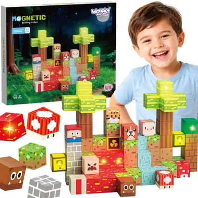 Zdjęcie produktu dla Woopie Klocki Magnetyczne Las 75 Szt.