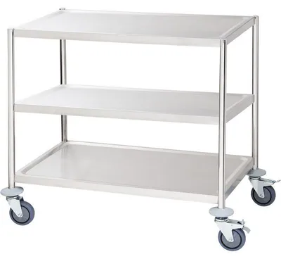 Produktbild von Servierwagen mit drei Borden von 800x500 mm