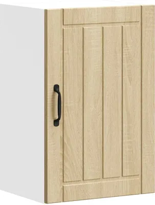 Image de vidaXL Armoire de cuisine suspendue Lucca Chêne Sonoma Matériau dérivé du bois