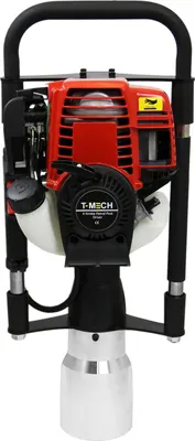 Image de T-Mech Moteur à essence 4 temps Enfonce-pieux Enfonce-poteaux Enfonce-pieux Construction de clôtures Embout 120 mm
