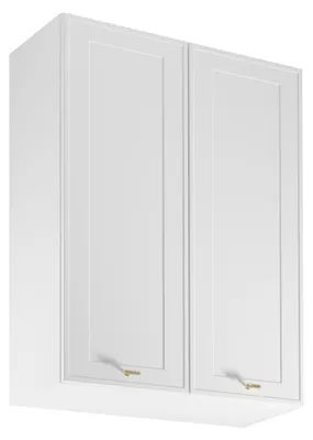Produktbild von Hoher Küchenoberschrank SALERNO – Breite 80 cm, weiß