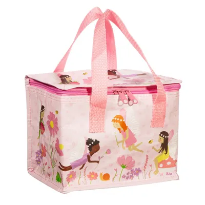 Produktbild von Isolierte Snacktasche Fee rosa Kühltasche Lunchtasche ca. 21x15x12cm Fairy Reißverschluss