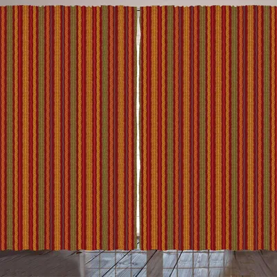 Obrázek produktu pro ARANDE Arabská záclona, arabská orientální asijská malba, svislé pruhy, barevný potisk, 280 x 175 cm, vícebarevná