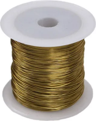 Obrázok produktu pre Kvetinársky drôt 0,45 mm x 30 m, zlatý – Titanum
