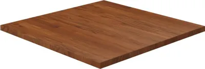 Produktbild von Tischplatte Quadratisch Dunkelbraun 70x70x2,5cm Eiche Behandelt