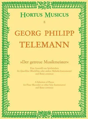 Produktbild von Der getreue Musikmeisterfür Flöte und Bc