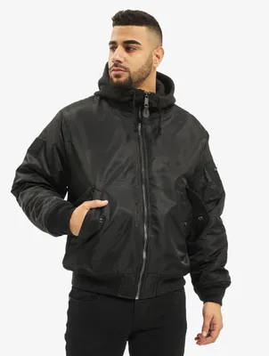 Immagine prodotto di Brandit - Giacca con cappuccio MA1 BOMBER nero - 3XL