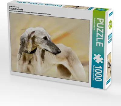 Produktbild von Calvendo Ein Motiv aus dem Kalender Saluki Portraits 1000 Teile Puzzle quer 640x480mm, Redecker Andrea; 7365733