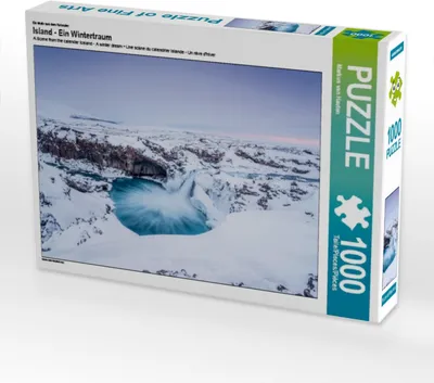 Produktbild von Calvendo Ein Motiv aus dem Kalender Island - Ein Wintertraum 1000 Teile Puzzle quer 640x480mm, van Hauten Markus; 7374961