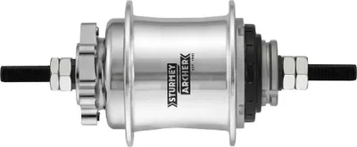 Zdjęcie produktu dla Piasta 2-biegowa Sturmey Archer Automatic A2K 36 do hamulca tarczowego srebrna
