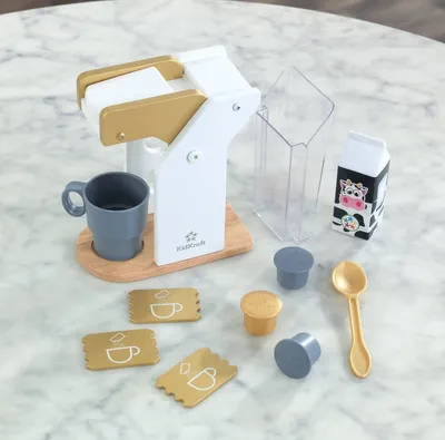 Produktbild von KidKraft Modern Metallics Coffee Set, Kochset für Kinder, 3 Jahr(e), 11 Stück(e)